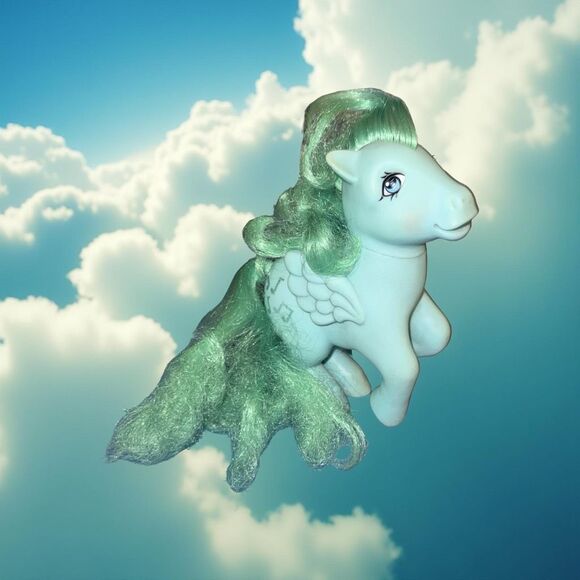 Vintage G1 Hasbro My Little Pony 1983 Pegasus Pony Medley Music MLP A23 - Picture 1 of 8